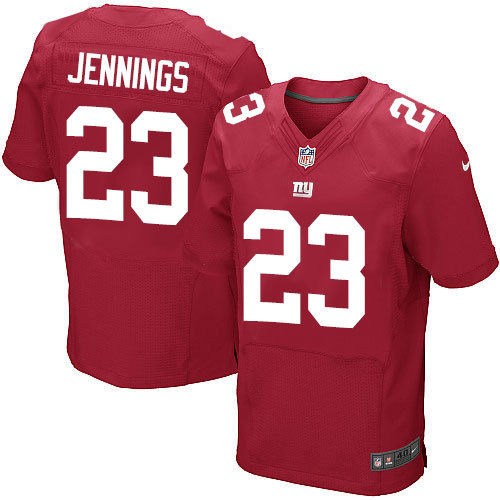 Men's Elite Rashad Jennings Nike Jersey Red Alternate - #23 NFL New York Giants